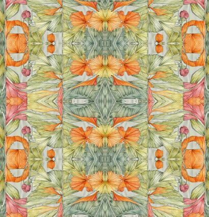 HYPNOTIC TESSELLATION I - a Digital Graphics and Cartoon Artowrk by Beatriz Finkielsztejn